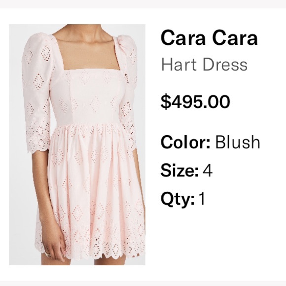 Cara Cara Hart Dress size 4 - Picture 8 of 12